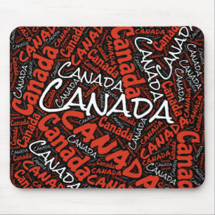 Bliksemkleurige Canada vlag Patriottic Muismat