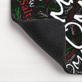 Bliksemkleurige Oman Flag Colors Patriotic Muismat (Hoek)