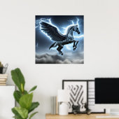 bliksempaard van pegasus poster (Thuiskantoor)