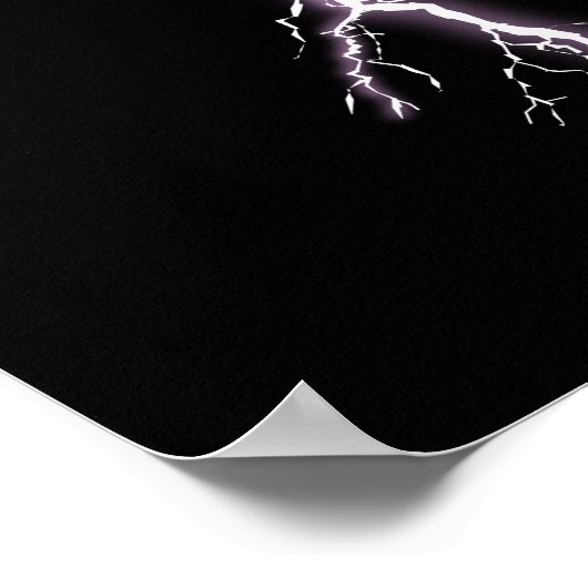 bliksemPoster Poster (Hoek)