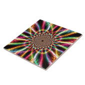 Bliksemregenboog Tegel Tegeltje (Zijkant)