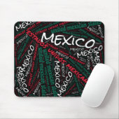 Bliksemrijke Mexicaanse vlag Colors Patriotic Muismat (Met muis)