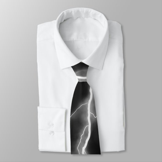 Bliksemschicht - B&W Stropdas (Gebonden)