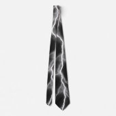 Bliksemschicht - B&W Stropdas (Achterkant)