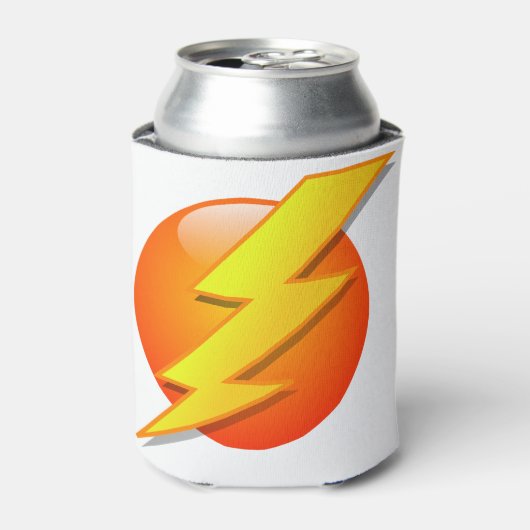 bliksemschicht blikjeskoeler (Blikje Voorkant)