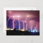 bliksemschicht briefkaart (Voorkant / Achterkant)