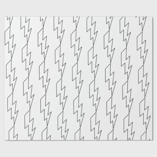 bliksemschicht cadeaupapier (Vlak)