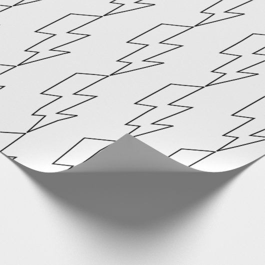 bliksemschicht cadeaupapier (Hoek)