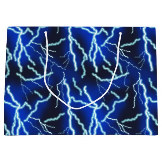 Bliksemschicht Elektriciteit Onweersbui Night Sky Groot Cadeauzakje (Voorkant)