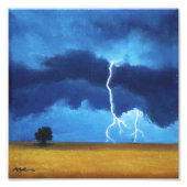 bliksemschicht foto afdruk (Voorkant)