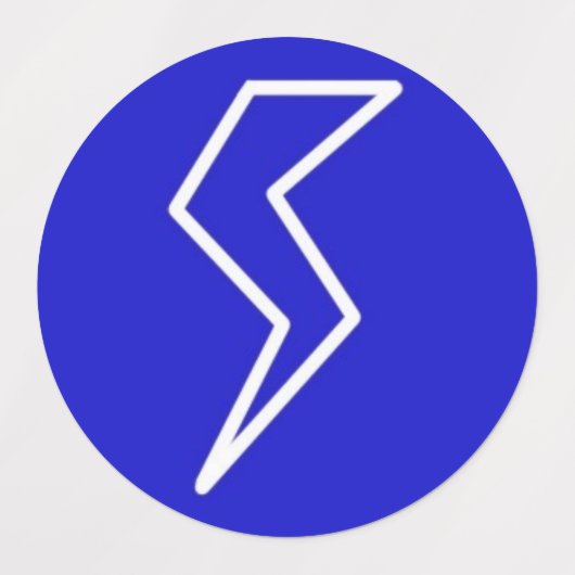 bliksemschicht labels (Design 1)