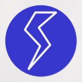 bliksemschicht labels (Design 1)