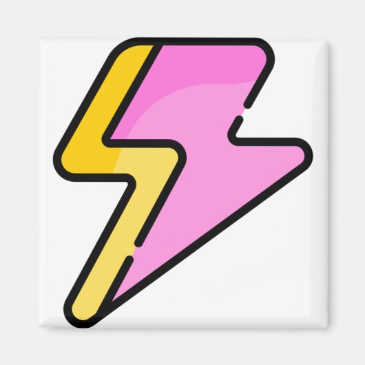 bliksemschicht magneet (Voorkant)