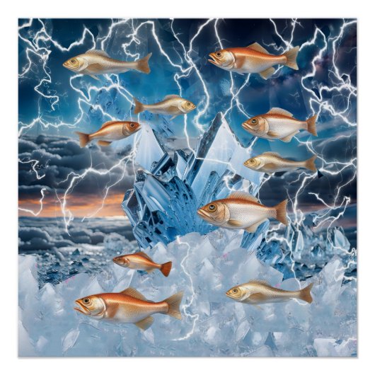 bliksemschicht perfect poster (Voorkant)