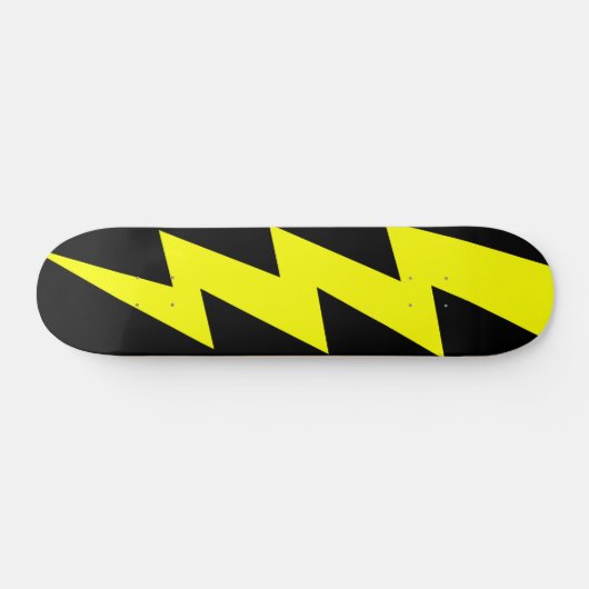 bliksemschicht persoonlijk skateboard (Horizontaal)