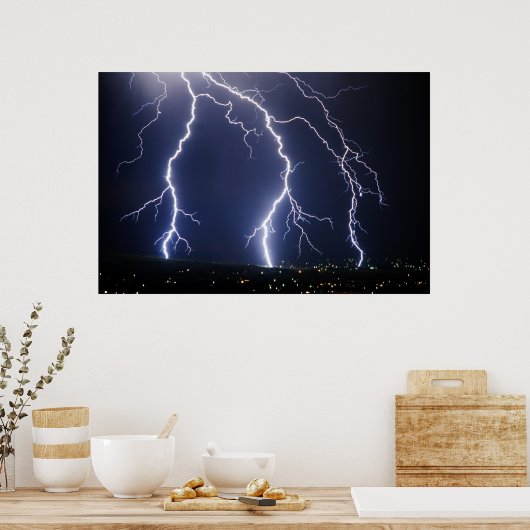 bliksemschicht poster (Keuken)