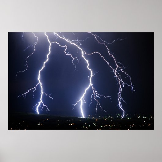 bliksemschicht poster (Voorkant)