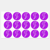 Bliksemschicht rond labels (Vel)