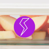 Bliksemschicht rond labels (Aangebracht)