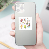 bliksemschicht sticker (Telefoon)