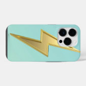 Bliksemschicht symbool iPhone hoesje (Achterkant horizontaal)