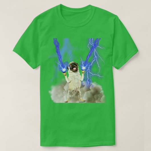 bliksemschicht t-shirt (Design voorkant)