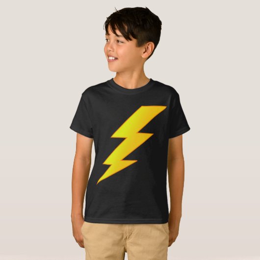 bliksemschicht t-shirt (Voorkant volledig)
