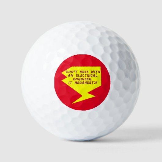 Bliksemschicht technicus golfballen (Voorkant)
