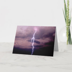 Bliksemschicht tijdens onweer kaart