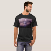 Bliksemschicht tijdens storm t-shirt (Voorkant volledig)