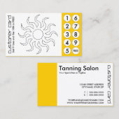 bliksemschicht uit de dop klantenkaartje (Voorkant / Achterkant)