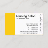 bliksemschicht uit de dop klantenkaartje (Achterkant)