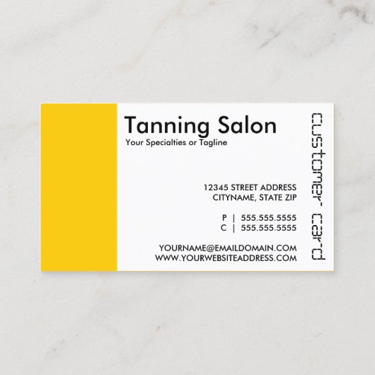 bliksemschicht uit de dop klantenkaartje (Achterkant)