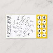 bliksemschicht uit de dop klantenkaartje (Voorkant)