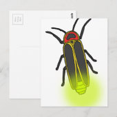 bliksemschicht verlicht briefkaart (Voorkant / Achterkant)