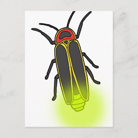 bliksemschicht verlicht briefkaart (Voorkant)