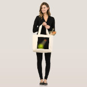 bliksemschicht verlicht grote tote bag (Voorkant (model))