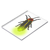 bliksemschicht verlicht notitieboek (Linkerzijde)