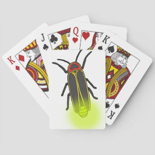 bliksemschicht verlicht pokerkaarten