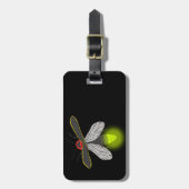 bliksemschicht vliegverlichting bagagelabel (Voorkant verticaal)
