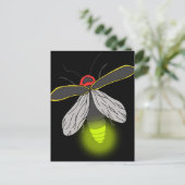 bliksemschicht vliegverlichting briefkaart (Staand voorkant)