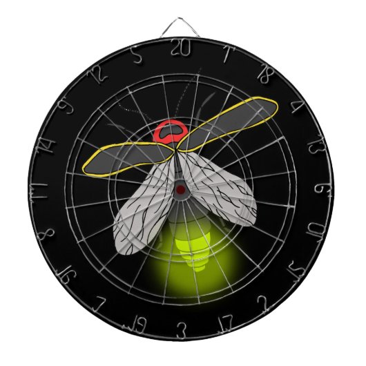 bliksemschicht vliegverlichting dartbord (Voorkant)