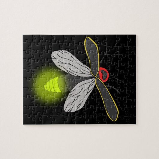 bliksemschicht vliegverlichting legpuzzel (Horizontaal)