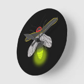 bliksemschicht vliegverlichting ronde klok (Hoek)