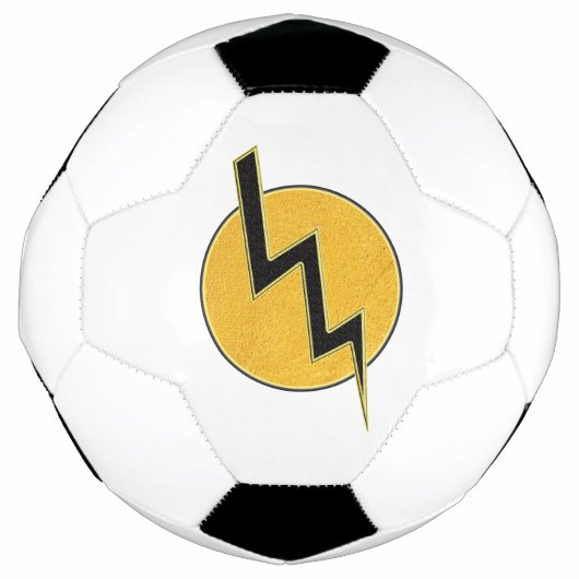 bliksemschicht voetbal (Voorkant)