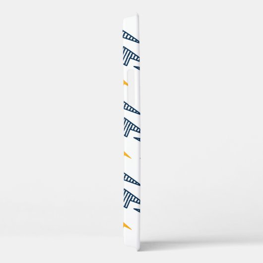 bliksemschichten doedelen naadloze flitser Case-Mate iPhone case (Achterkant / Rechts)