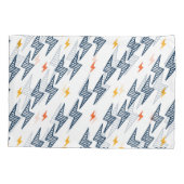 bliksemschichten doedelen naadloze flitser kussensloop (Achterkant)