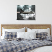 bliksemStorm Canvas Afdruk (Insitu (Slaapkamer))