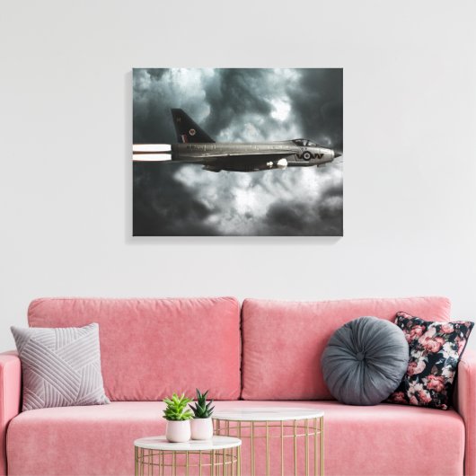 bliksemStorm Canvas Afdruk (Insitu (Woonkamer))