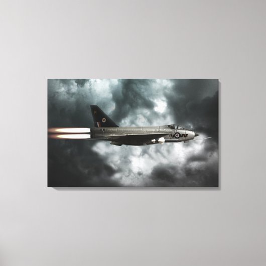 bliksemStorm Canvas Afdruk (Voorkant)